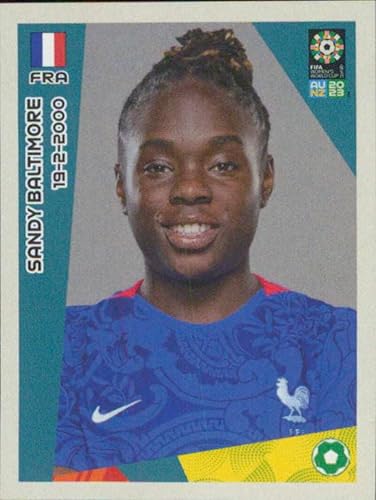 2023 Panini FIFA Women's World Cup Stickers #392 Sandy Baltimore France Mini Sticker Soccer Futbol Trading Card disponible en Yaxa Venezuela