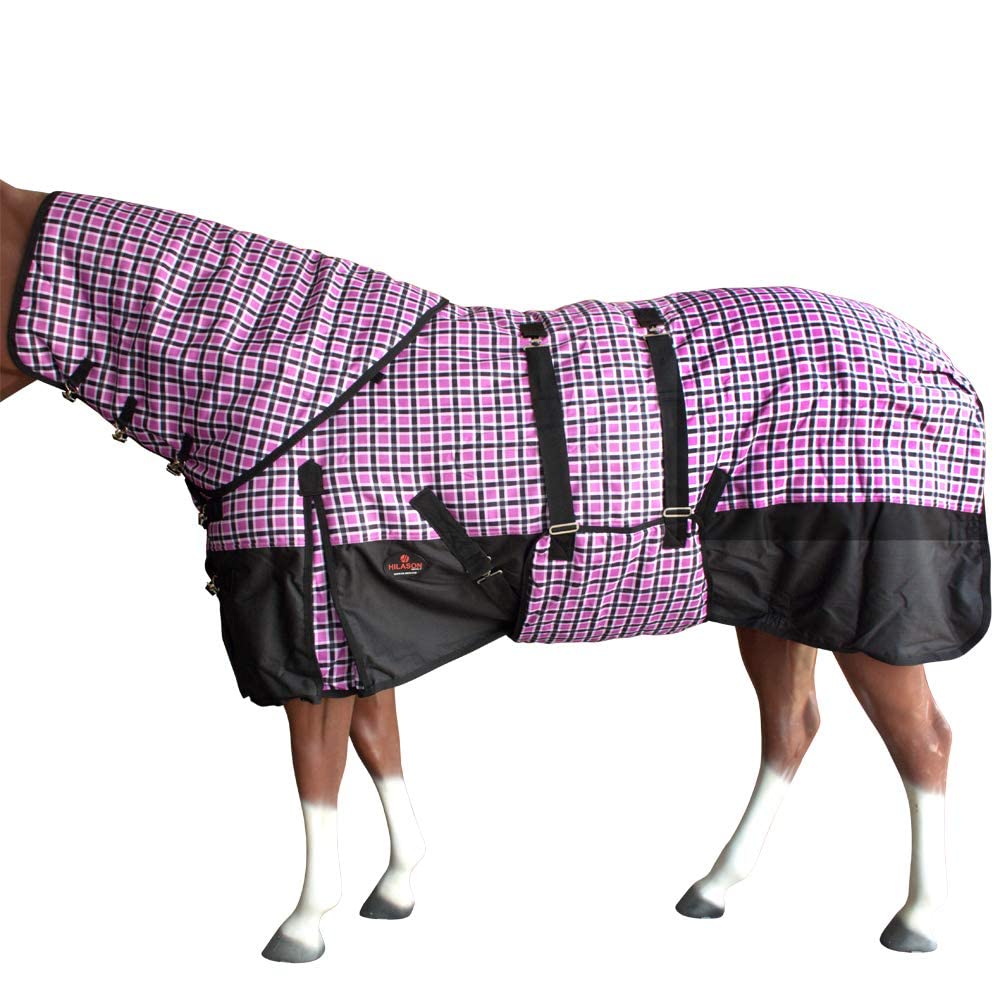 Couverture pour cheval imperméable 1200D idéale pour le paddock en hiver