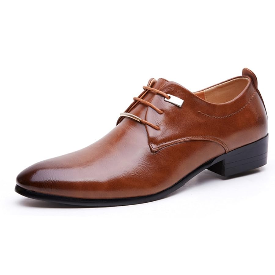 Gaorui Scarpe da Uomo Classiche Lucide Estive Stringate by : Amazon.it: Moda