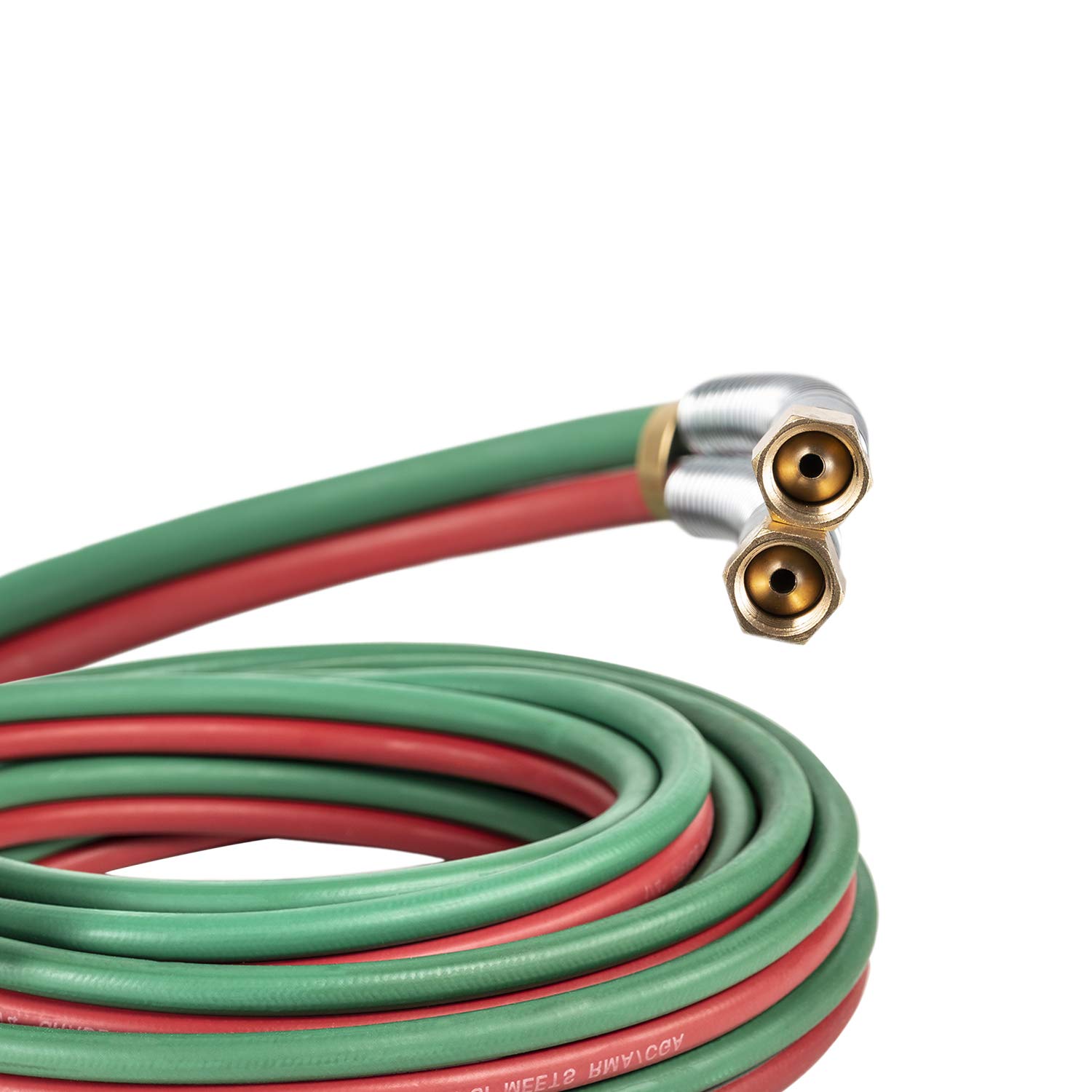 SPARC Oxy Acetylene Grade T Welding Hose 1/4" B Fittings + Strain