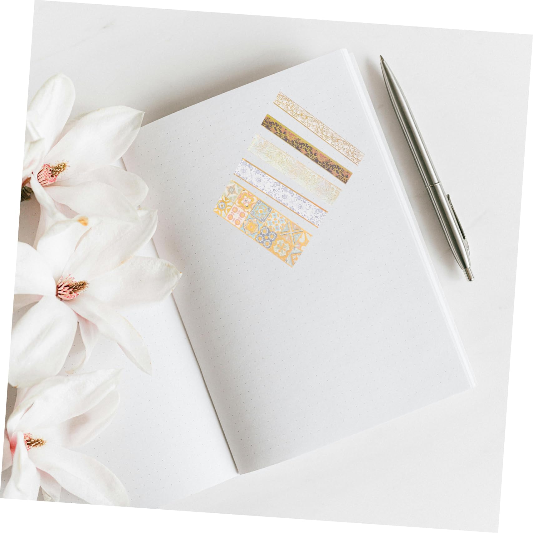 NUOBESTY 30rollen Washi Tape Dekorative Klebebänder Für Scrapbooking Journaling Und Bastelprojekte Kunsthandwerksmaterialien Verschiedenen Designs Wiederverwendbar Und Einfach Zu