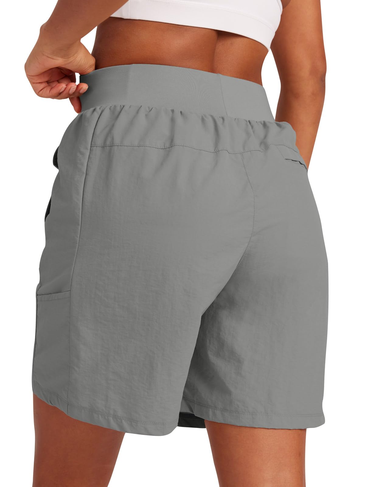 VUTRU Bermuda pour femme - Short de sport - Short d'été UPF50+ - Pour la randonnée, le camping