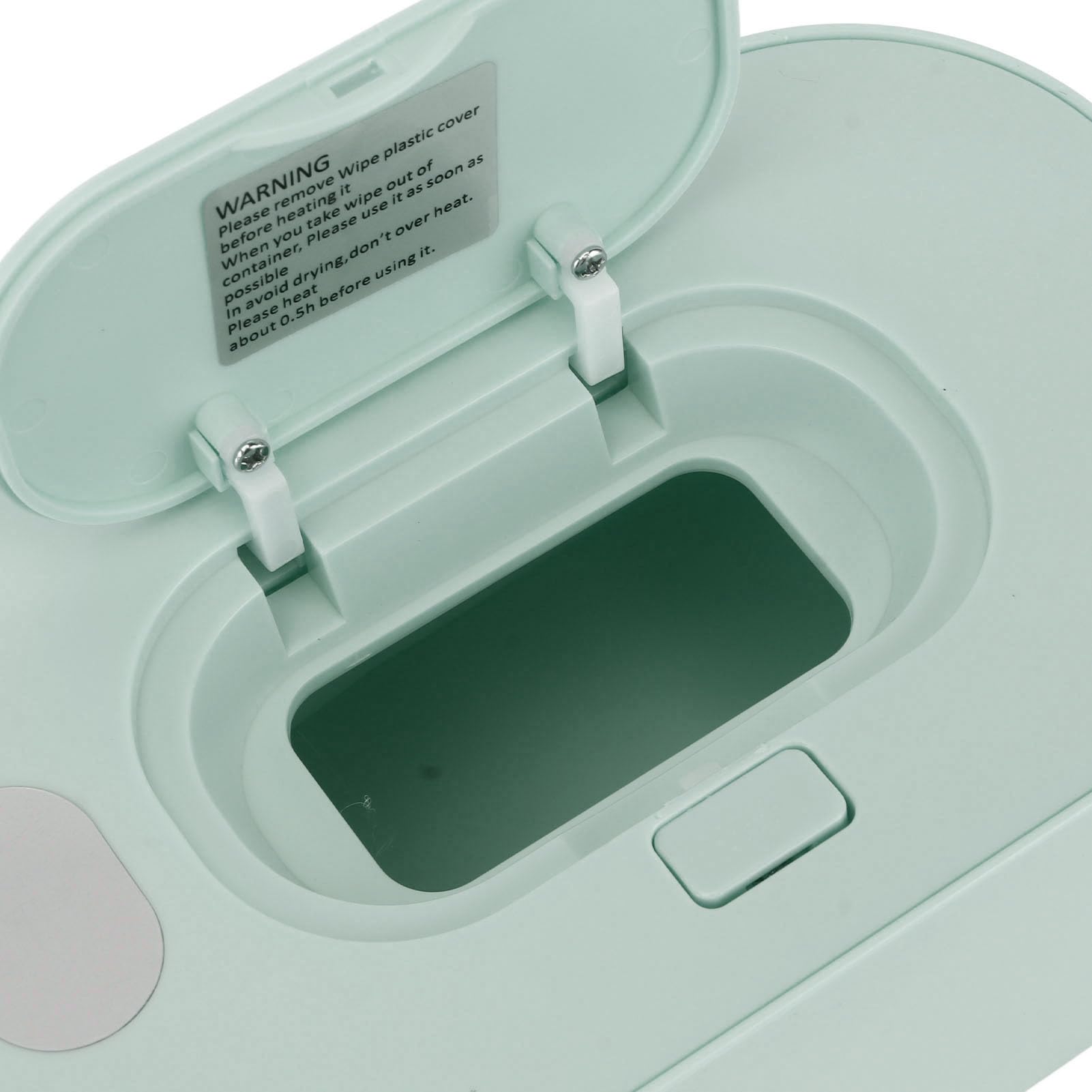 Wischtuchwärmer, Feuchttuchspender, USB-betrieben, konstante Temperatur, große Kapazität, Baby-Wischtuchwärmer mit Display, Wischtuchheizung für Kleinkinder (Grün)