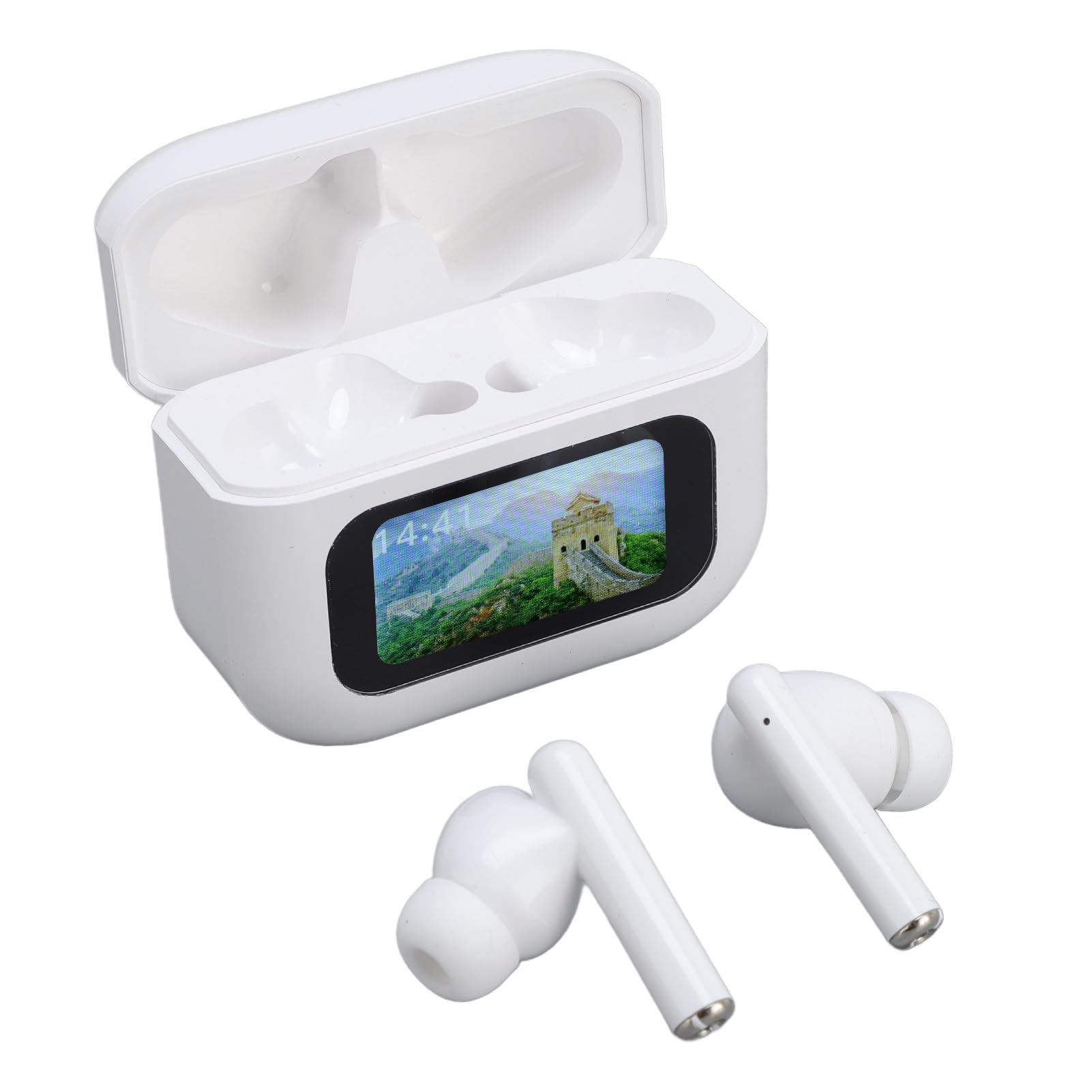 Fabater Auricolari Traduttori Multifunzionali con 144 Lingue e Controllo Touch, Batteria a Lunga Durata, Perfetti per Coppie e Viaggiatori Internazionali (WHITE)
