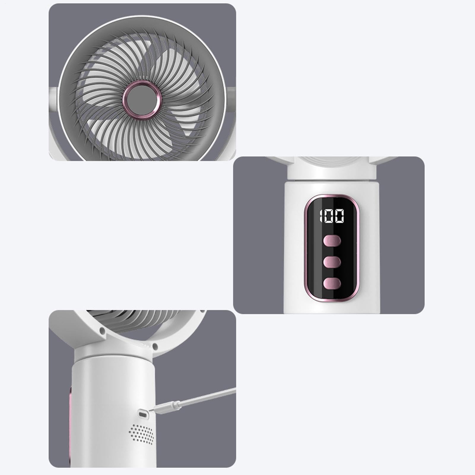 Ventola a piedistallo: unità batteria ricaricabile, strumento di raffreddam | Ventilatore circolatore d'aria per proprietari di case Abitanti Home Office Dormitori Camera da Studio Garage Officina