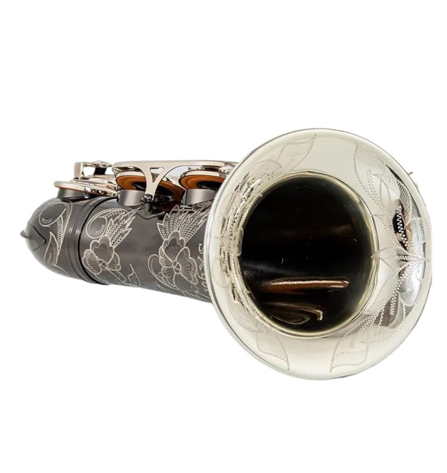 Professionale Sassofono Sassofono Contralto Nero in Lega di Nichel Argento Contralto Sax Strumento Musicale in Ottone con Custodia Bocchino