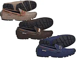 Kit 3 Pares Mocassim Drive Sapatilha Masculina