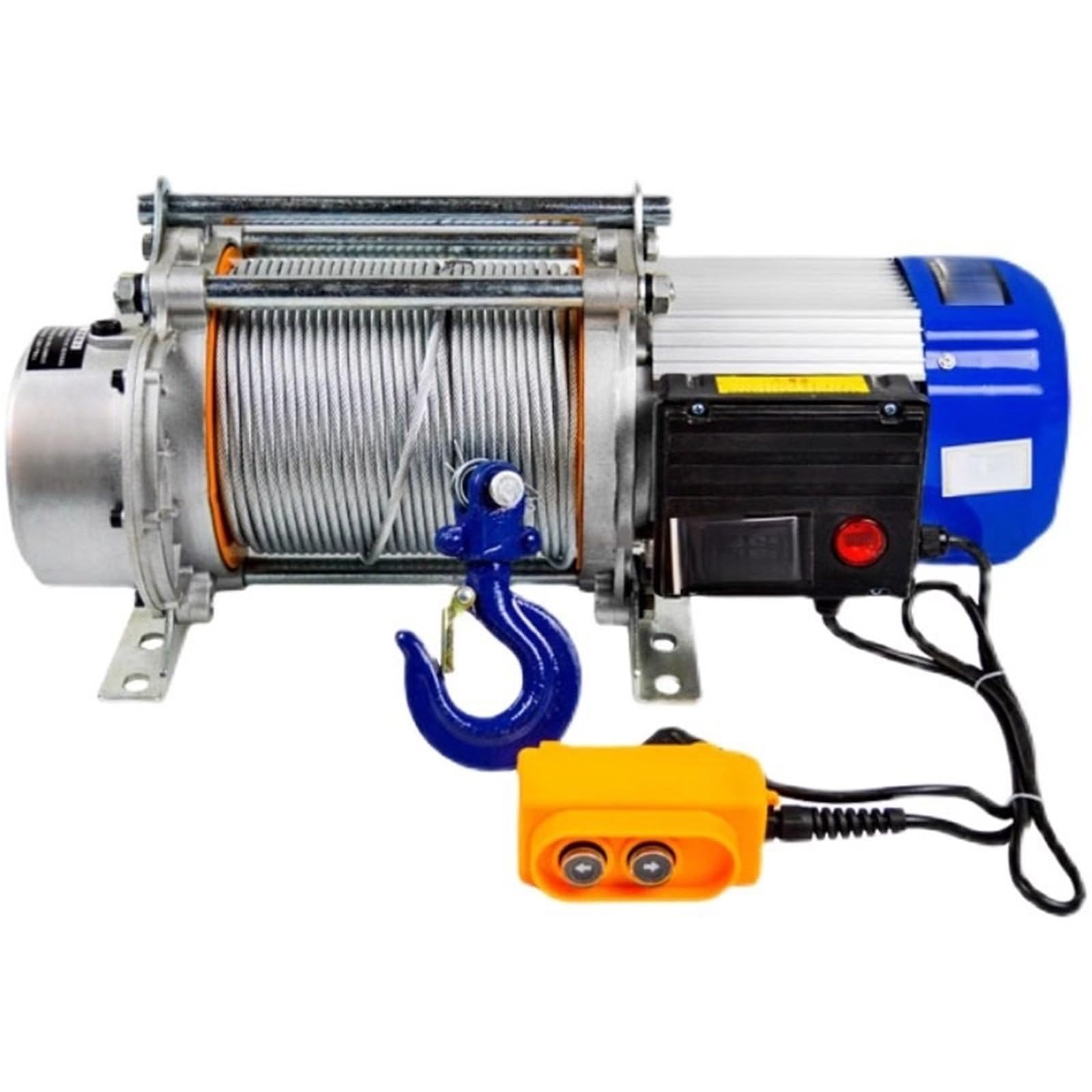 Wciągnik 1T/1,5T Aluminiowa Winda 220V Mały Dźwig Domowy Elektryczny 1 Tona Wciągarka Dźwigi i wciągniki holownicze(220V-1T-60M)