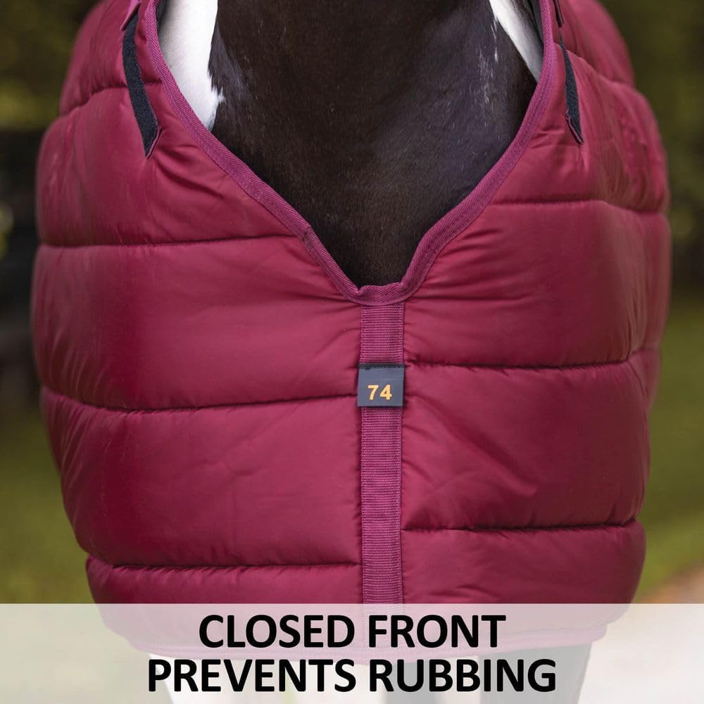 Cutback Fit Zenith Dura-Nylon Horse Stable Blanket | Adjustable Leg Strap | Breathable Horse Blankets & Sheets | Heavyweight Insulation Horse Blankets