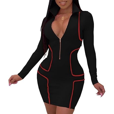 Women's Sexy Plus Size Club Wear Mini Dress