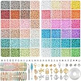[Fácil de usar y almacenar] Este juego de cuentas de pulsera está perfectamente organizado en una caja de almacenamiento con compartimentos separados, lo que facilita encontrar lo que necesita y evita el desorden. Es fácil comenzar, con instrucciones y tutoriales disponibles para principiantes.
