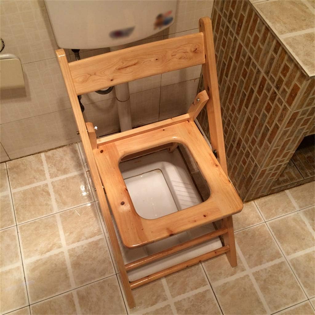 Foldable Commode Chair Wooden Toilet Chair Commodes