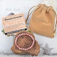 Vista 657 de MASSIVE BEADS Pulsera elástica de yoga hecha a mano con piedra natural, cristal curativo, energía, regalos para adultos unisex de 0.157 in, 0.236