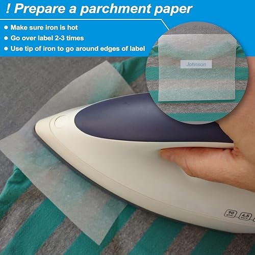 Miniatura 9 de USUPERINK 10 unidades compatibles para Brother TZe-FA3 TZe FA3 TZ-FA3 TZFA3 azul marino sobre blanco 12 pulgadas 0.472in x 10 pies 9.8ft de tela