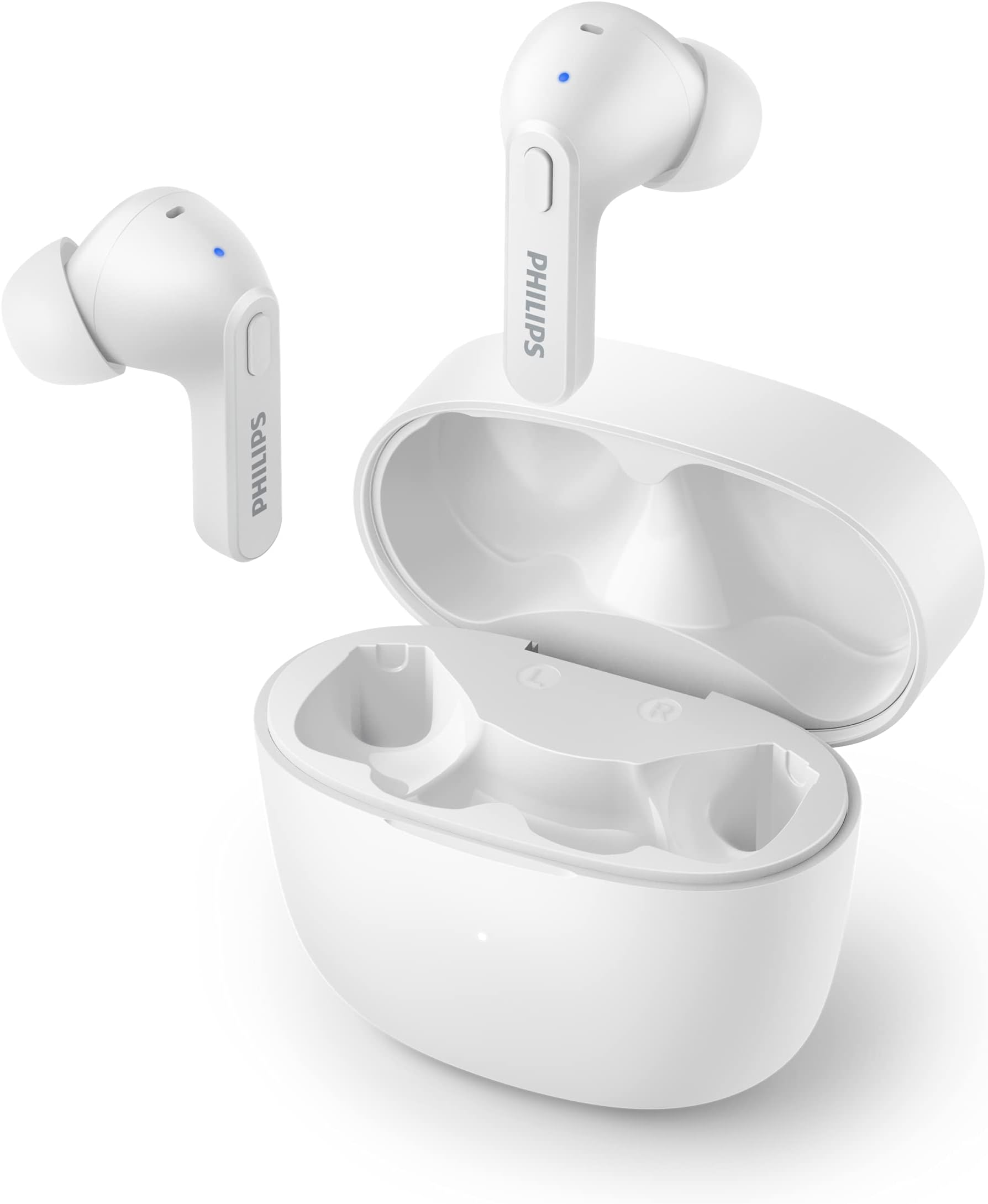 PHILIPS T2206 True Wireless Headphones with IPX4 Water Resistance and Super-Small Charging case