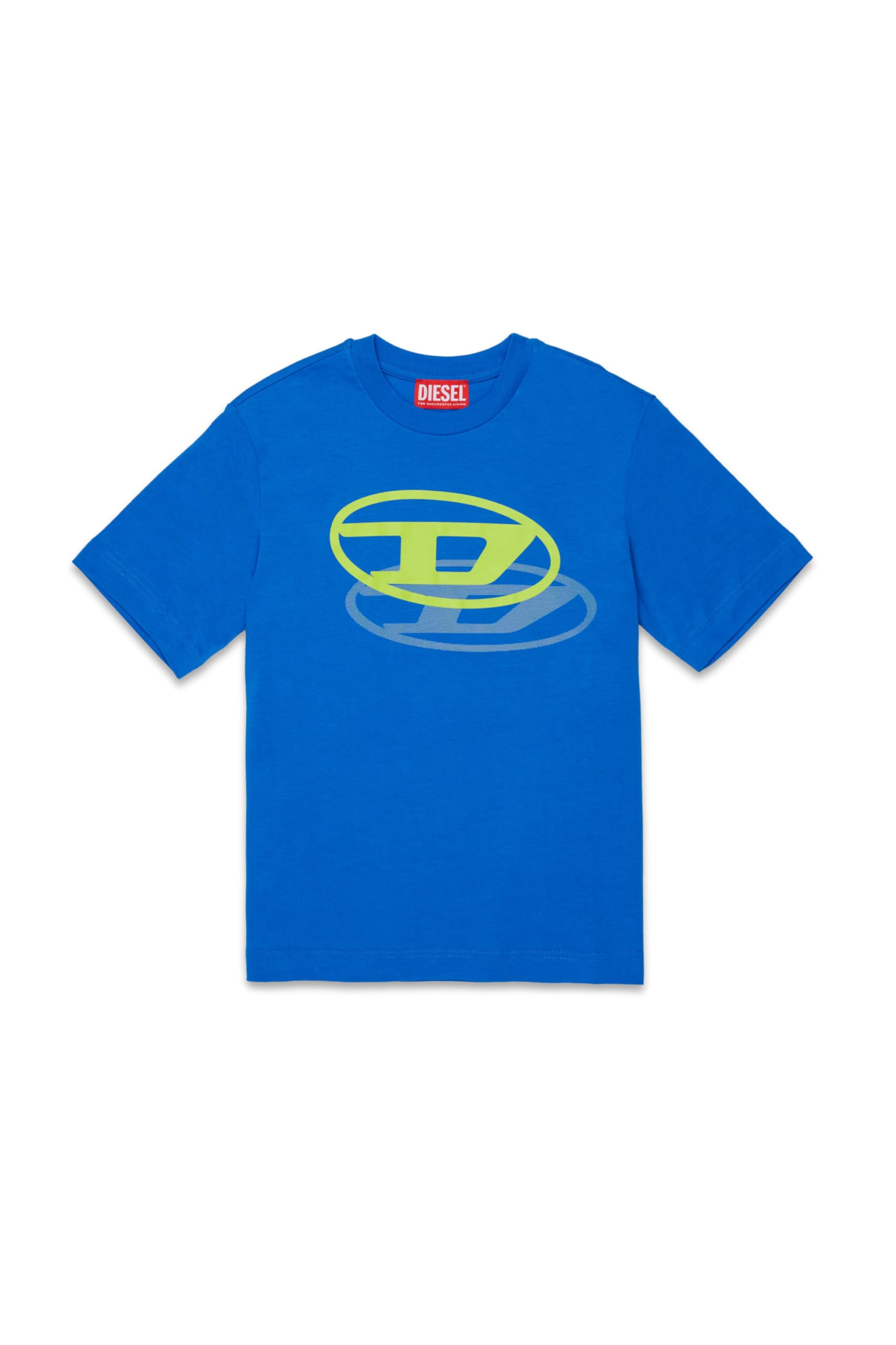Diesel Boys' T-Shirt with Printed Oval D Logo