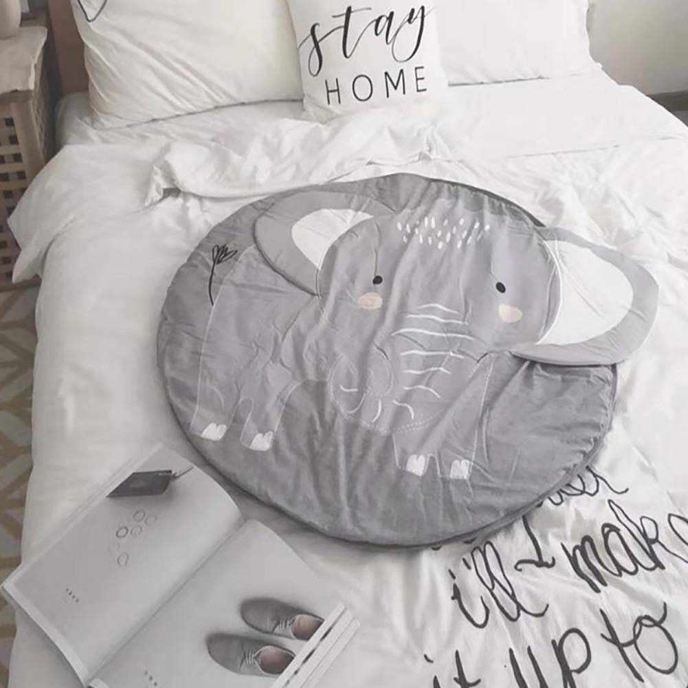 Queta Baby Krabbeldecke - Weiche Baumwoll Spielmatte 95cm Mit Süßem Cartoon Design