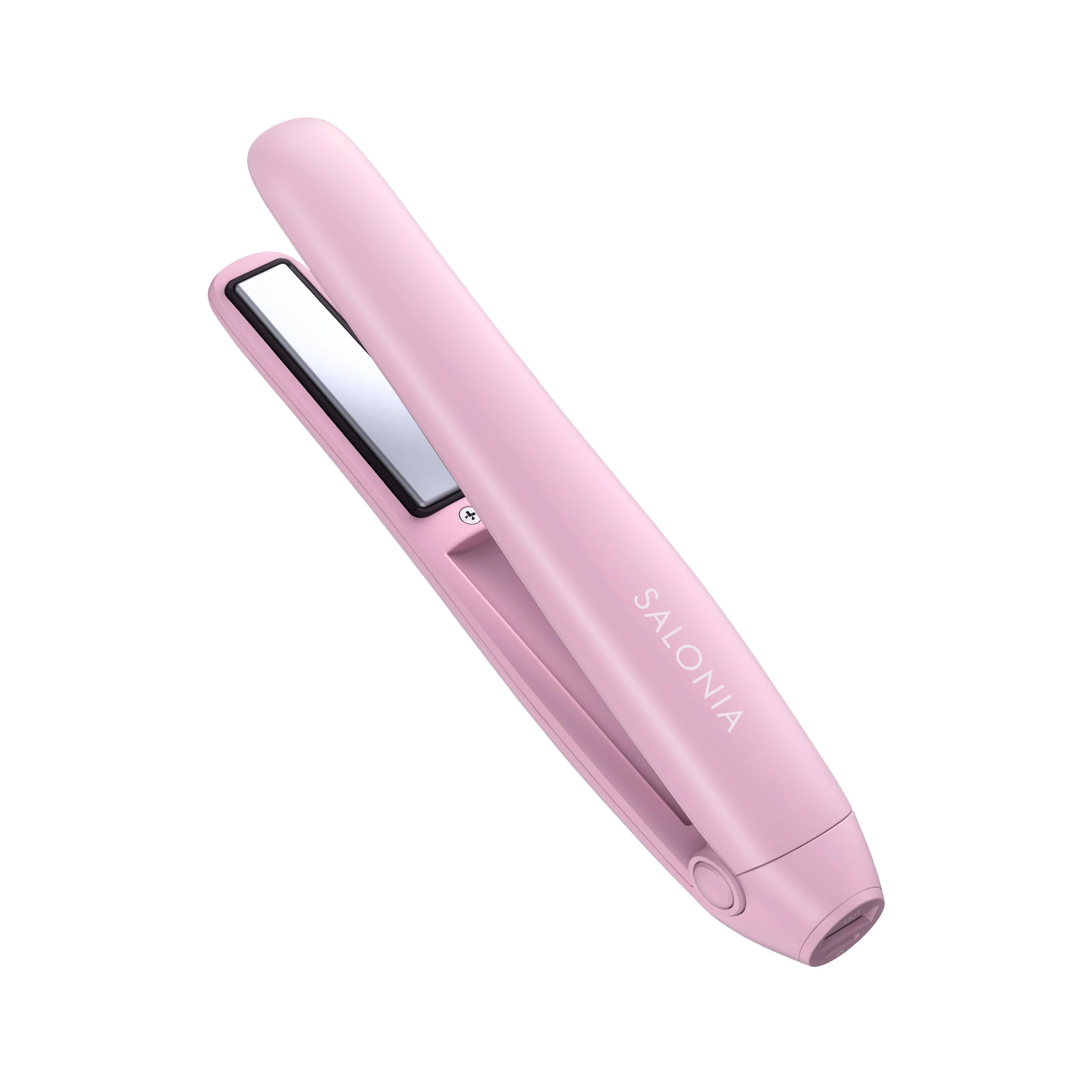 SALONIA Cordless Straightener 12mm in Pink