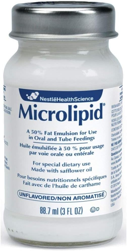 Nestle Microlipid, Unflavored, 3 Oz Bottles