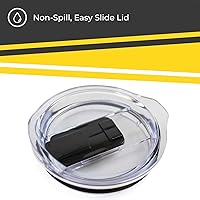 Vista 4 de Campus Colors Vaso de acero inoxidable de la NCAA perfecto para el día del partido, 18 onzas, doble pared, mantiene las bebidas perfectamente