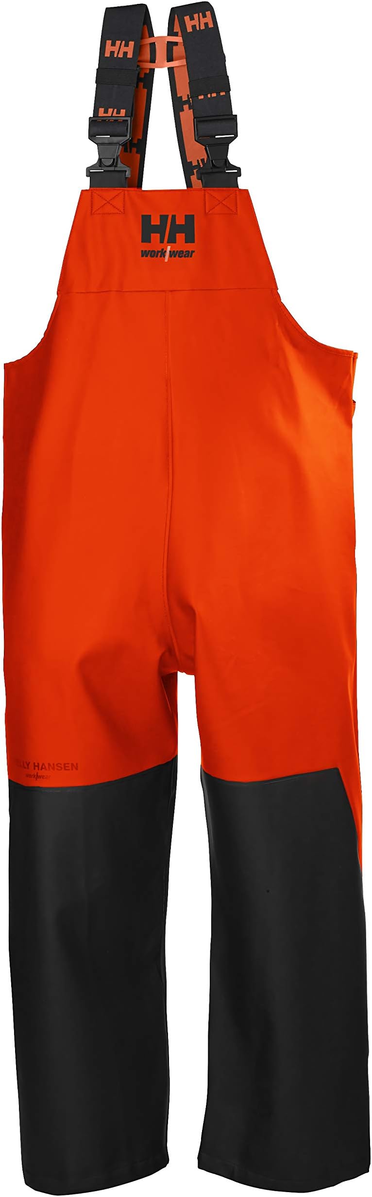 Helly-Hansen Workwear Storm Waterproof Bib Pants for Men Made from Heavy-Duty Breathable PVC-Coated Polyester for Mobility
