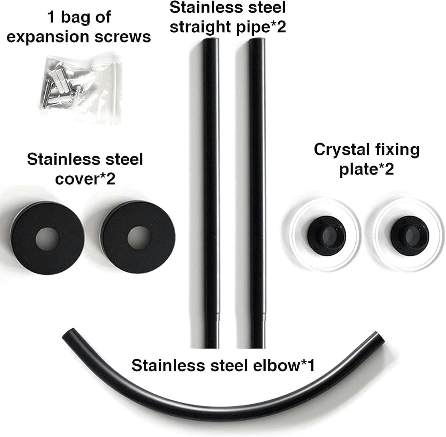 Shower Curtain Rod L Shaped,Extendable Corner Shower Rod Curved Bathtub Rails No Drill,Black 304 Stainless Steel Tension Telescoping Pole for Bathroom,Fitting Room