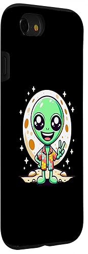Vista 33 de Funda alienígena pacífica para iPhone 12 Pro Max Space