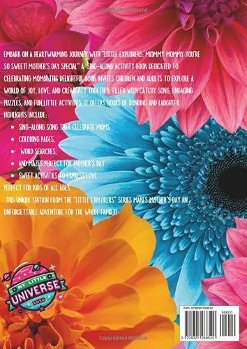 Little Explorers: Mommy Mommy you’re so Sweet! (Mother’s Day Special 2024): A Sing - a - long Activity book – vue 2