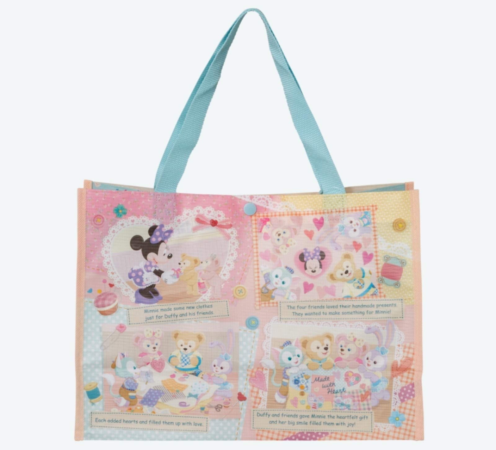 Amazon.co.jp: ダッフィー＆フレンズ ショッピングバッグ ダッフィーの