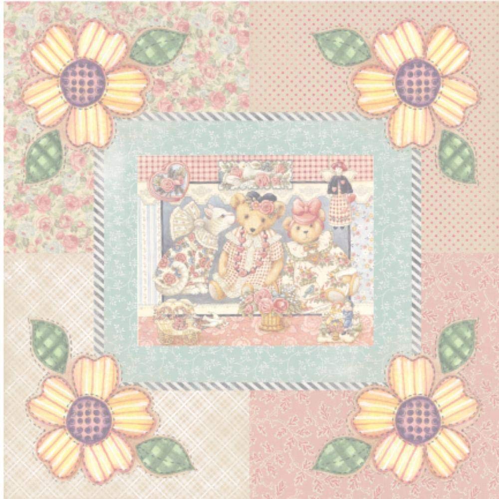 Artebella Mixart Transfer Koyu Zemin 25x25 cm 6017K