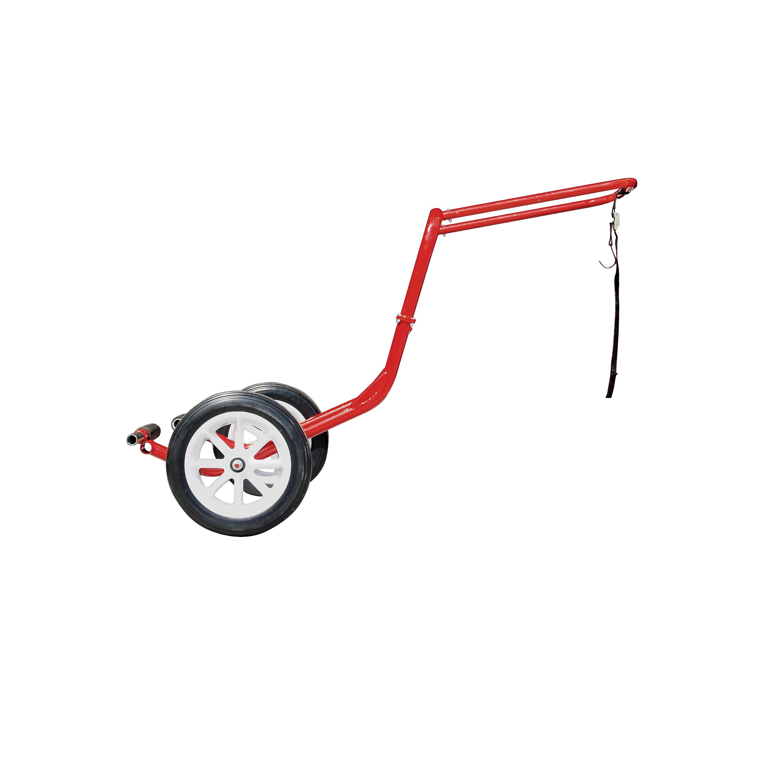 Extreme Max 5800.1049 Monster Snowmobile Dolly M2, Red - Extra Wide Snowmobile Lift with Adjustable Lift Bars, Heavy-Gauge Steel Construction