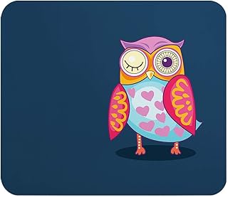 لوحة فارة ملونة بتصميم عيون البومة من لاود يونيفيرس متعدد الألوان لود ينفيرس مطاط