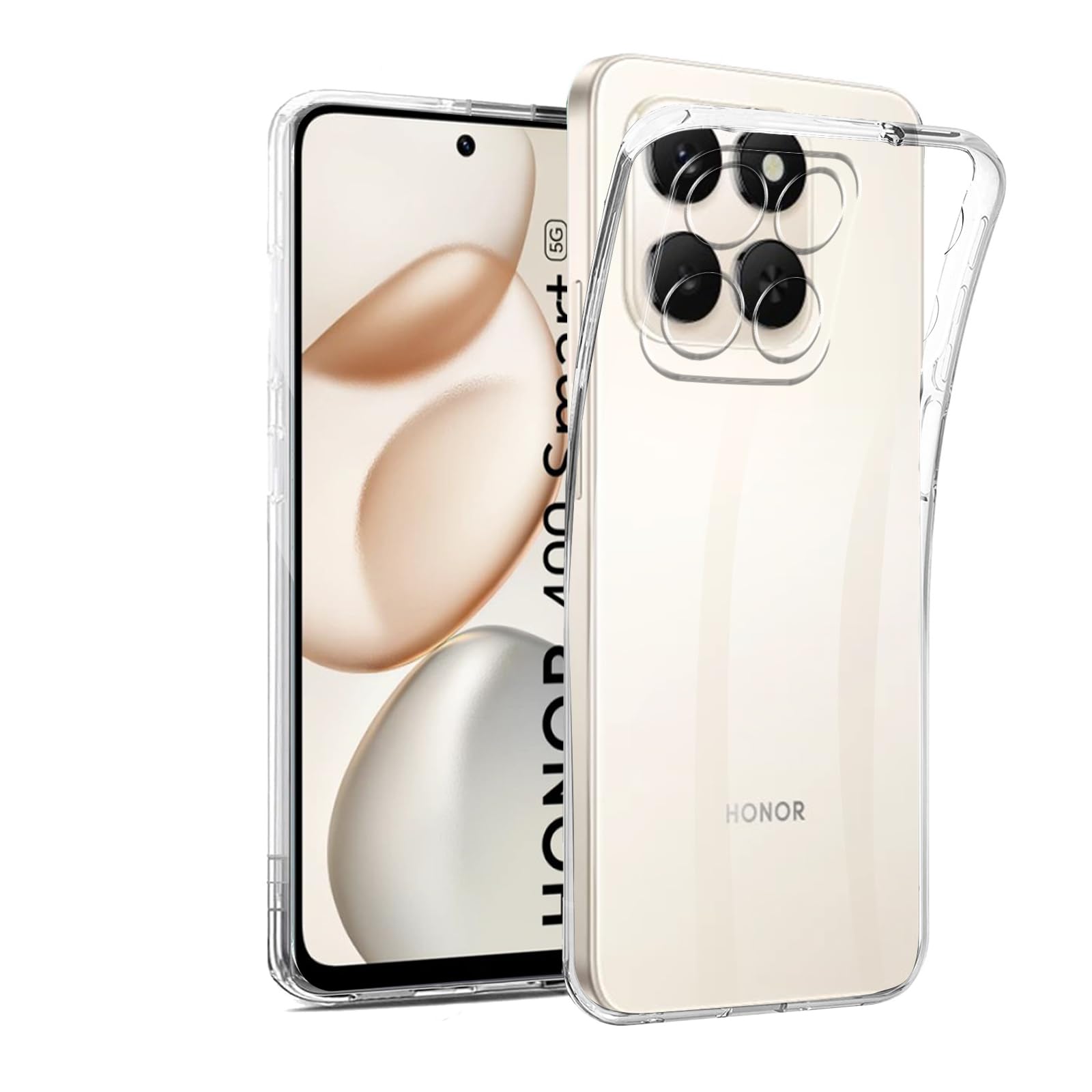 MEMELOKA Cover Per Vivo X80 Lite: Custodia In Silicone TPU Trasparente + 3 Pellicole Vetro Temperato