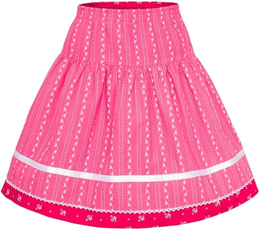 Isar-Trachten Kinderrock Blümchen - Wenderock Mit 2 Seiten Trachtenrock Mädchen