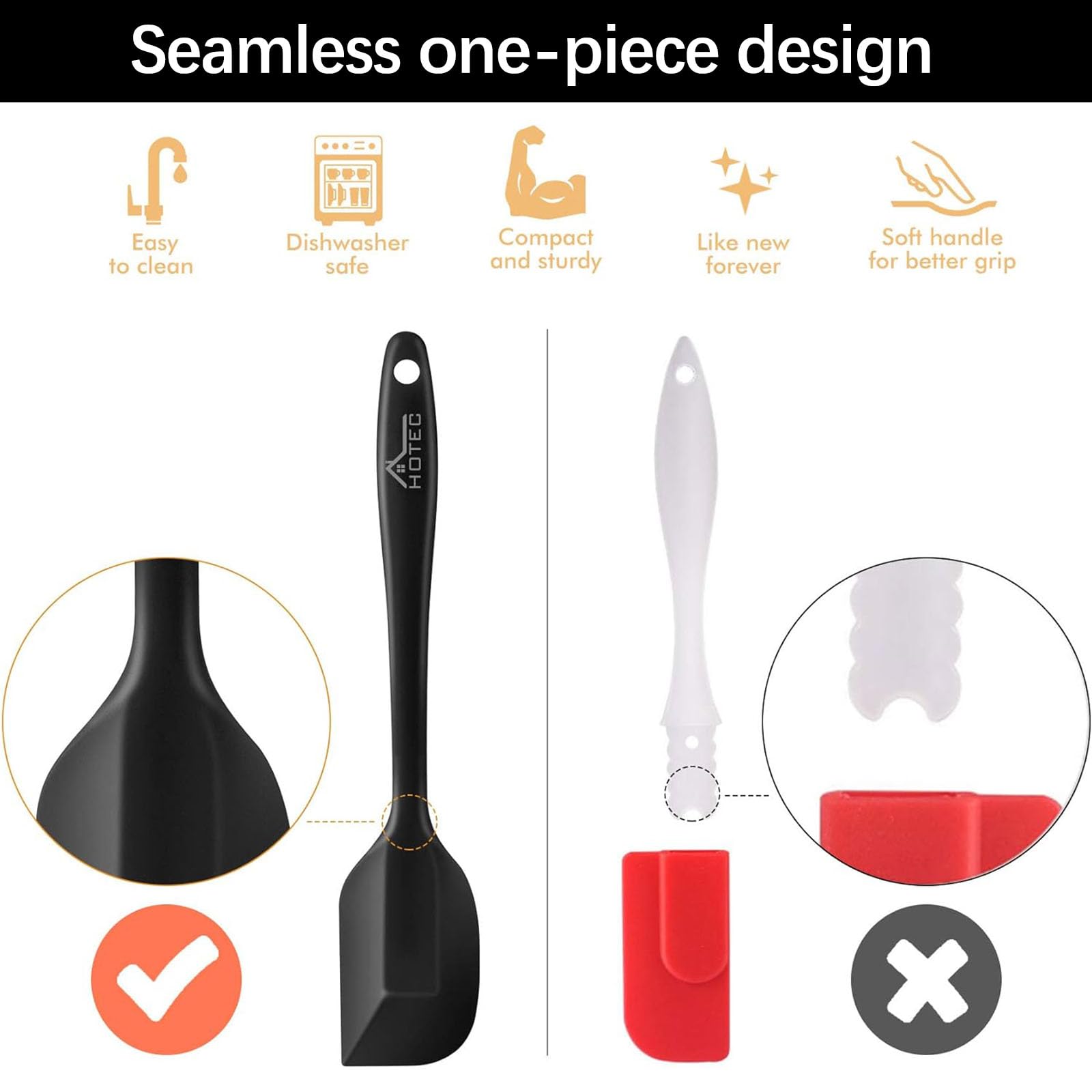 10 Spatules Raclettes En Nylon – Pour Fromage, Grill, Raclette, Résistantes à La Chaleur - 7