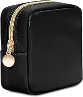 Vista 18 de Wandering Nature Pequeña Bolsa de Maquillaje para Cartera Mini Bolsa de Maquillaje Bonita Bolsa de Cosméticos para Mujeres con Bolsillos Deslizantes