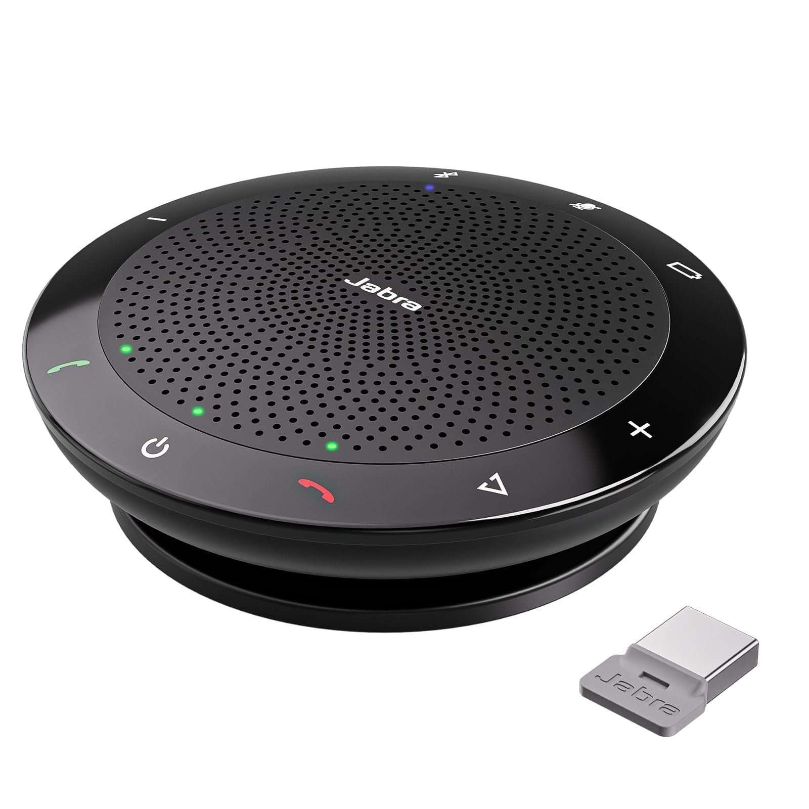 ITSPWR Jabra Speakerphone 510+ UC - Wireless Portable Conference Bluetooth Speaker with Microphone Contains Link 370, Echo Cancellation |Plug&Play|