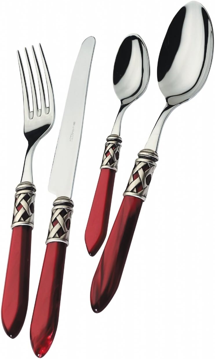 BUGATTI - Aladdin 24-pieces flatware Colour Bordeaux/Nacreous