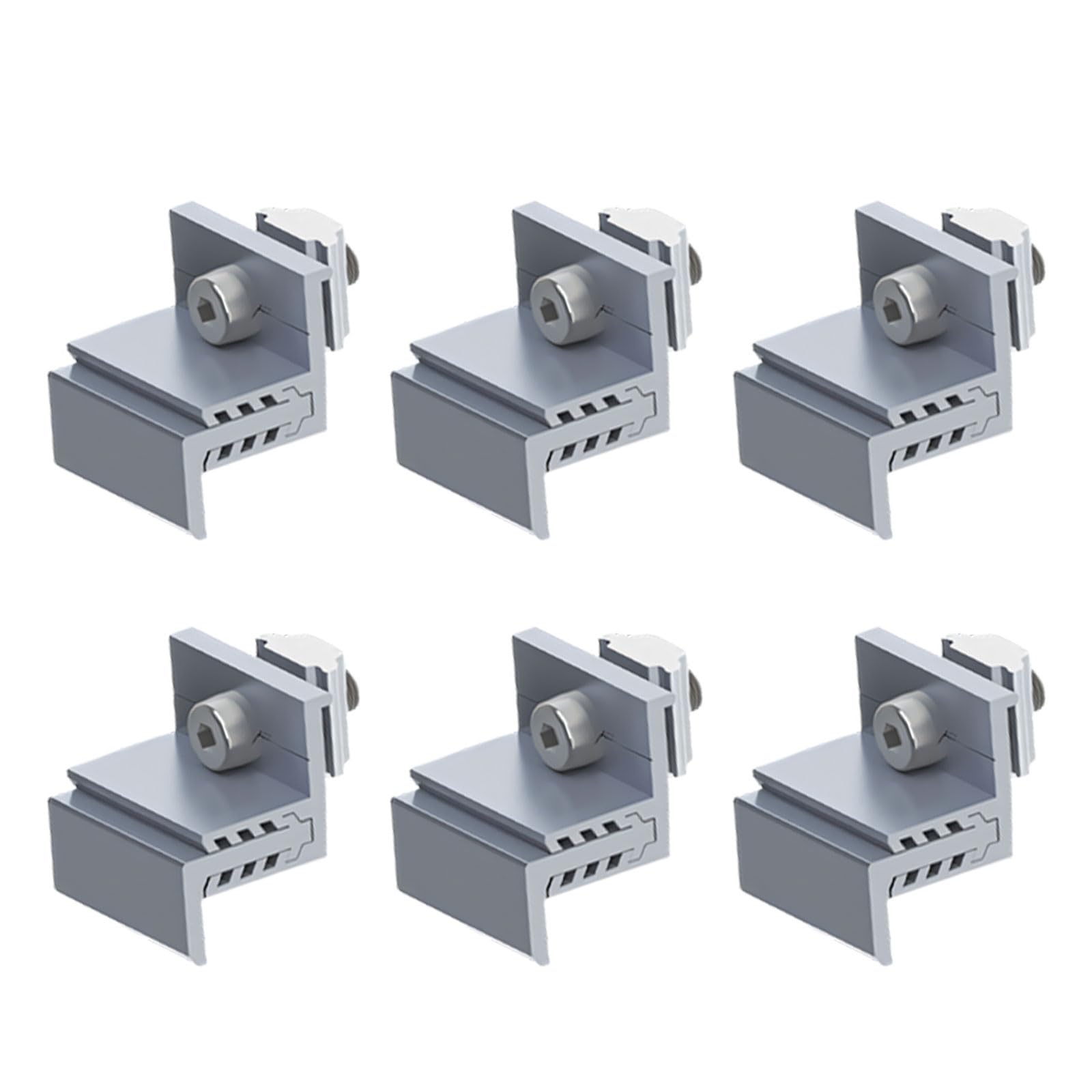 End Clamp Adjustable Solar Panel Mounting Bracket Clamp Wide Photovoltaic for Solar Panel Systems End