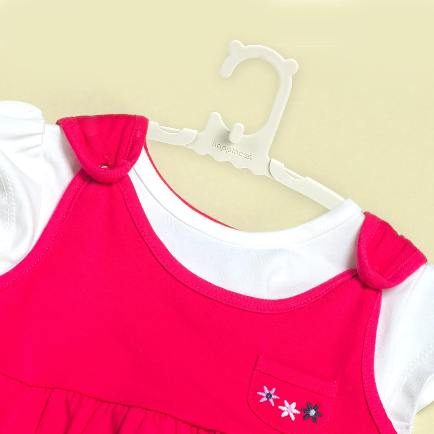 Kids Retractable Clothing Hanger Set, PP Space Saving Organizer