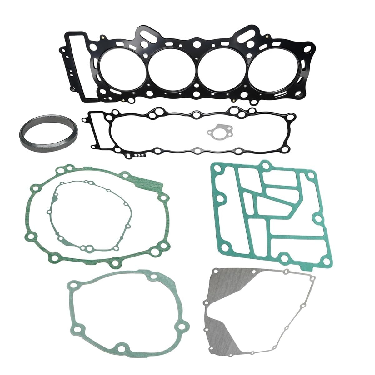 Motorcycle Engine Cylinder Head Clutch Cover Crankcase Gasket Kits Set for YZF-R1 2020-2024 R1M 2021-2024 Spare Parts