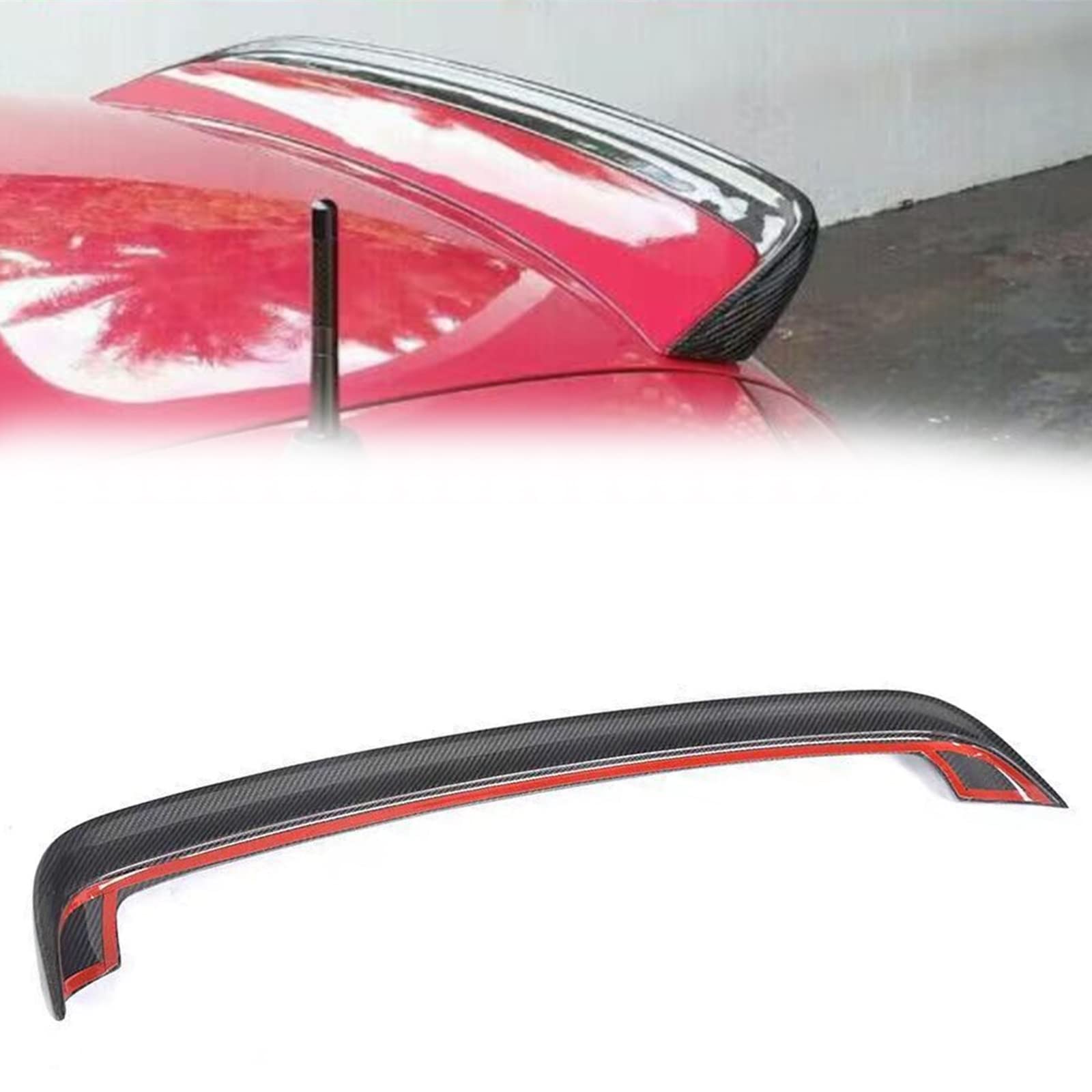 Aile en fiber de carbone pour Audi TT Mk1 rajeunir le style arrière