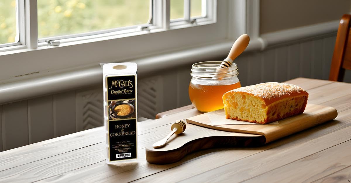 McCall's Candles | Scented Wax Melt | Honey & Cornbread – Sweet Honey Drizzle, Warm Cornbread & Country Butter | 5.5 oz