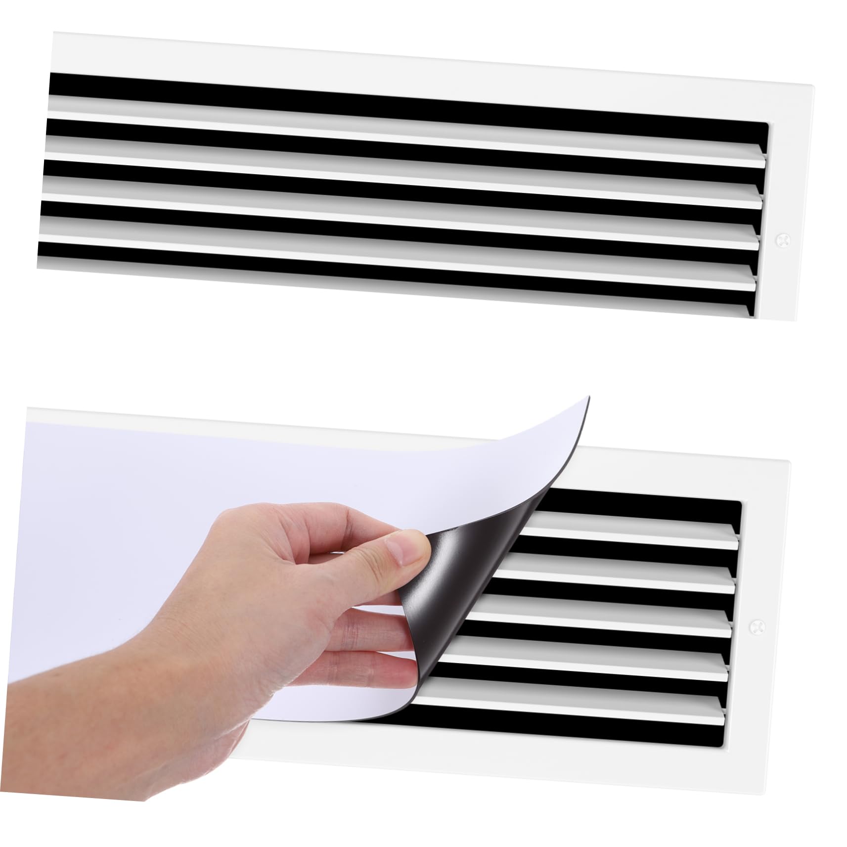jojofuny Copertura Magnetica per Soffitto Confezione da 4 Protezione per Prese da Parete E Pavimento Tagliabile E Verniciabile Bianca