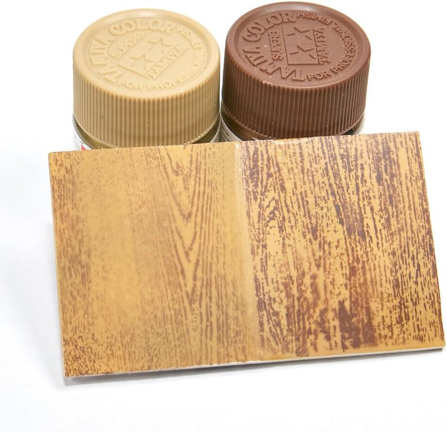 penpenlu Fit for 1/32 1/48 Scale Model Making Texture DIY Wood Grain Etching Sheet Stencil
