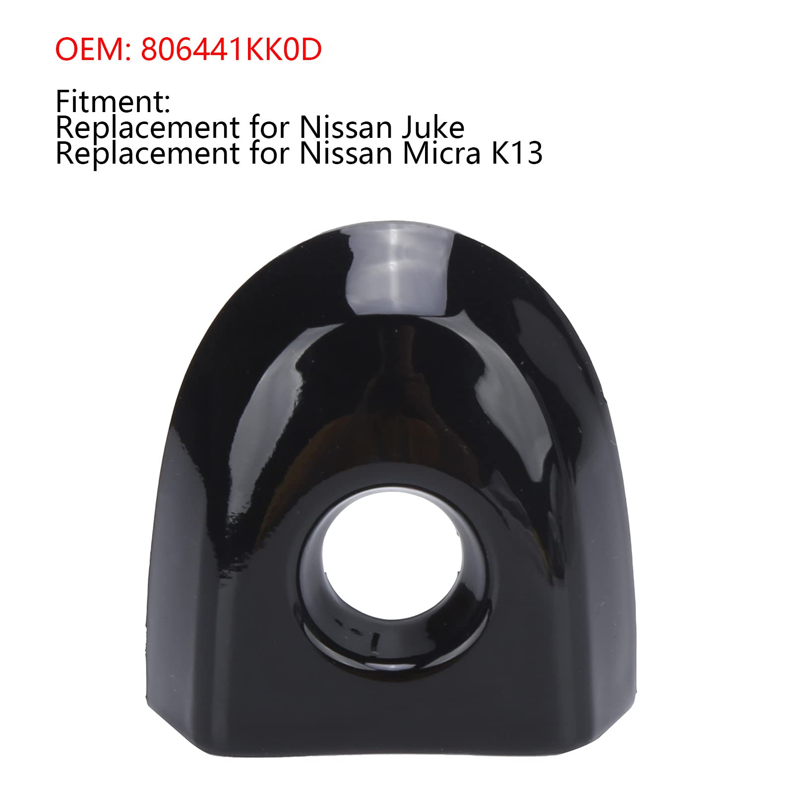 Osłona Zamka Drzwi, 806441KK0D, Wymiana Osłony Zamka Drzwi Bocznych Kierowcy dla Juke/Micra K13(czarny)