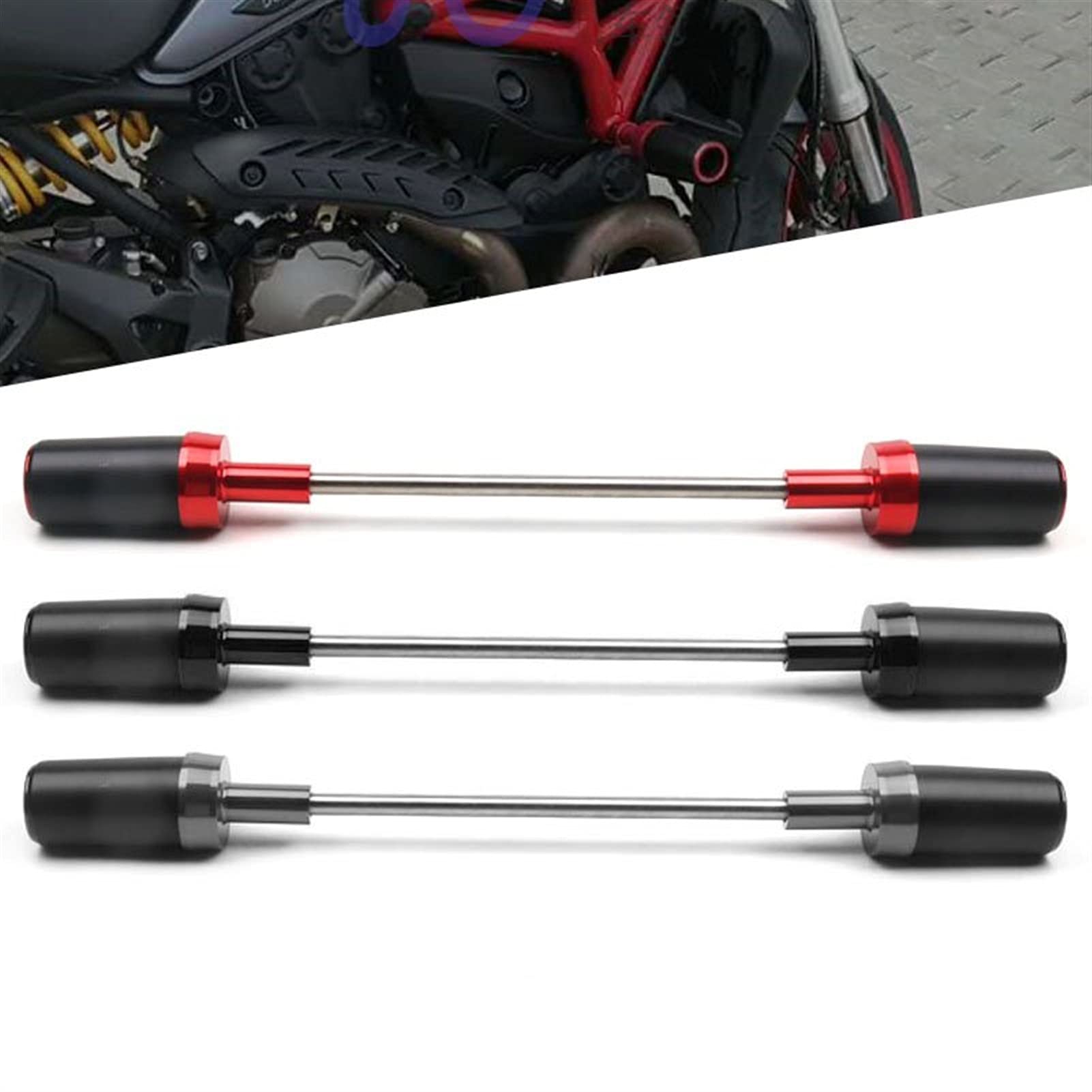 Accessoires pour D-ucati Scrambler800 Scrambler 800 Streetfighter Moto Protection Contre Les Chutes Cadre Curseur Carénage Garde Crash Pad Protecteur