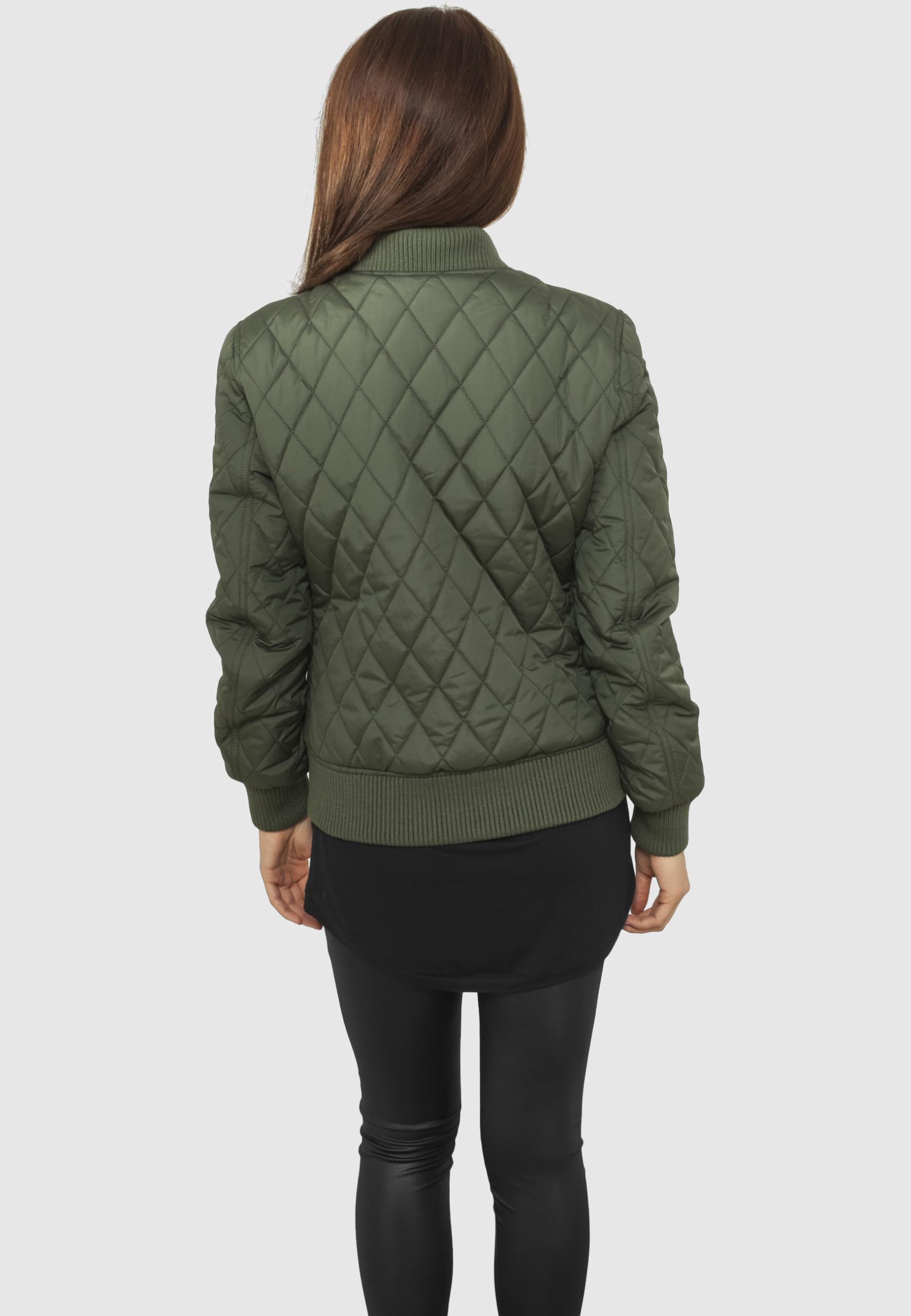 Urban Classics Damen Ladies Diamond Quilt Nylon Jacket