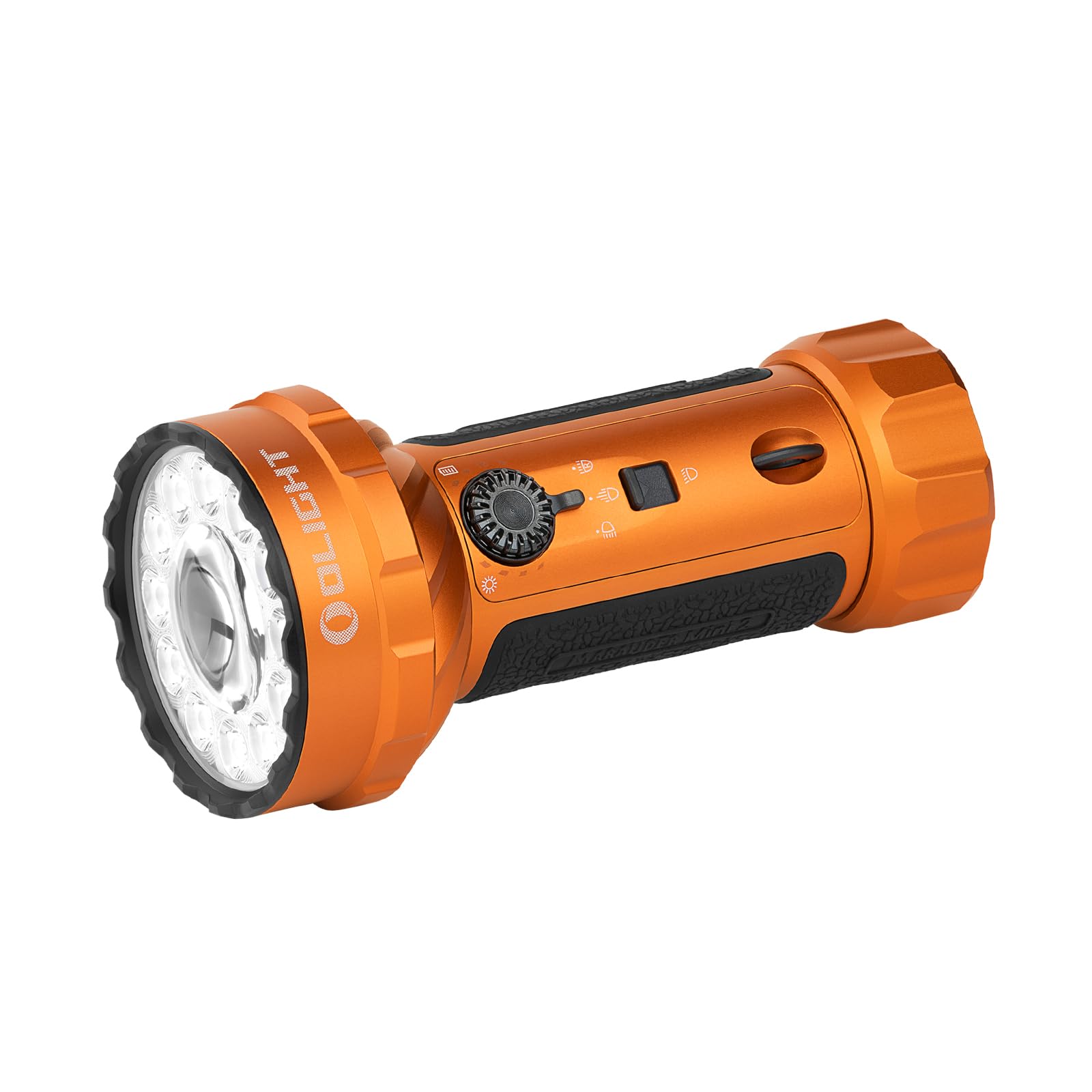 OLIGHT Marauder Mini 2 Lampe Torche Led Ultra Puissante 10000 Lumens 750 m | Lampe de Poche Rechargeable MCC&USB, Powerful Flashlight, IPX8 Waterproof, Fonction Spot et Flood pour Camping Sauvetage
