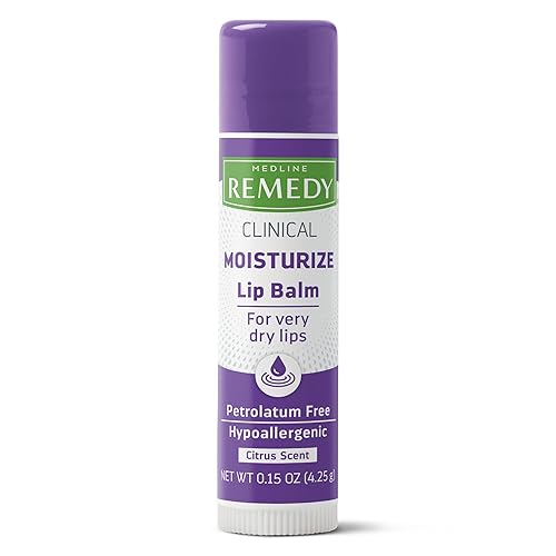 Medline Remedy - Bálsamo labial clínico, 36 unidades, aroma cítrico, hidratante, hidratante, nutrir, rico en nutrientes, aceites naturales